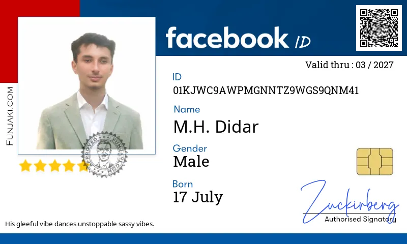 Facebook ID Card