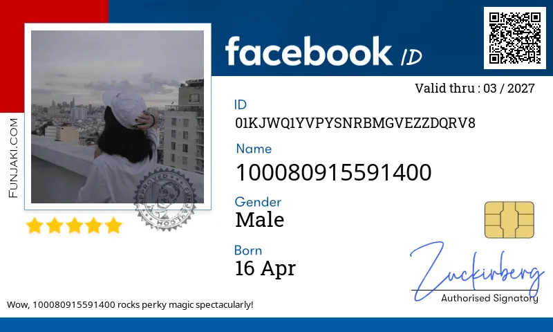 Facebook ID Card