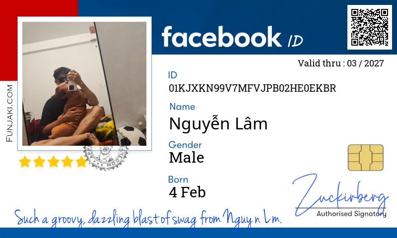 Facebook ID Card