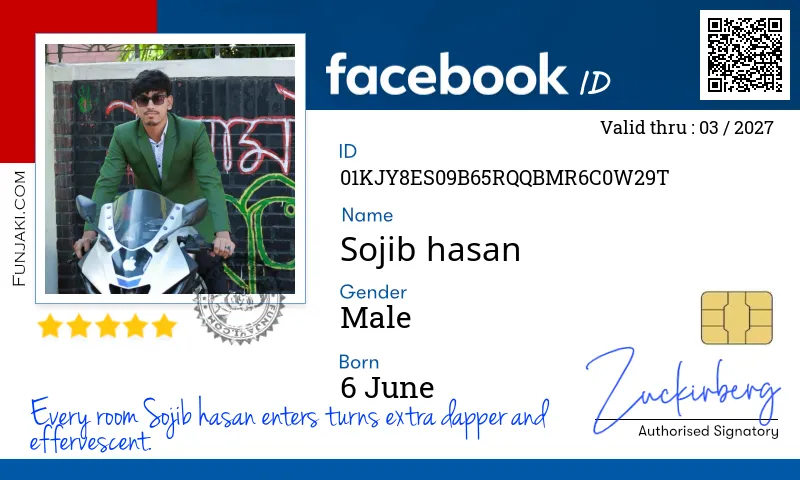 Facebook ID Card