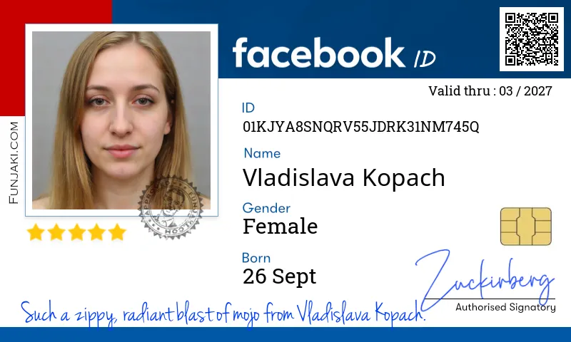 Facebook ID Card