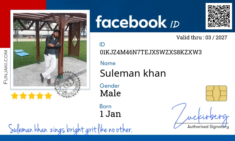 Facebook ID Card