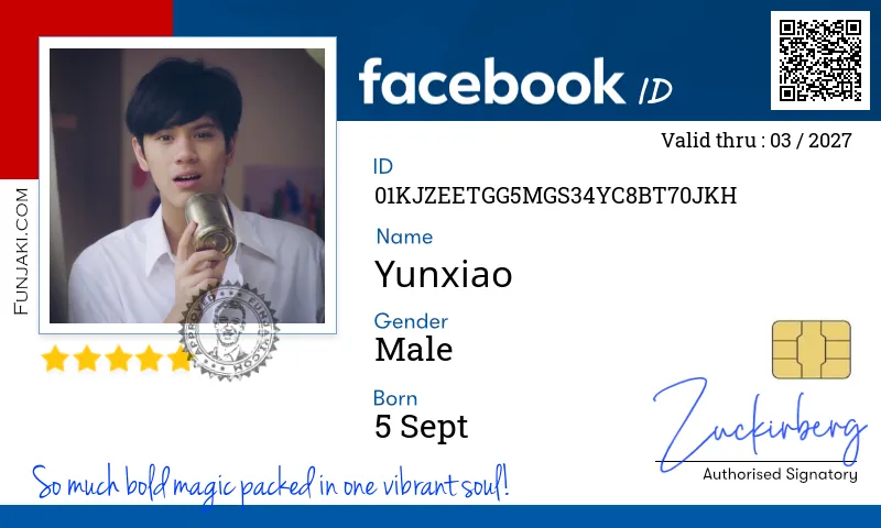 Facebook ID Card