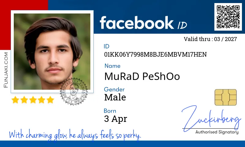 Facebook ID Card