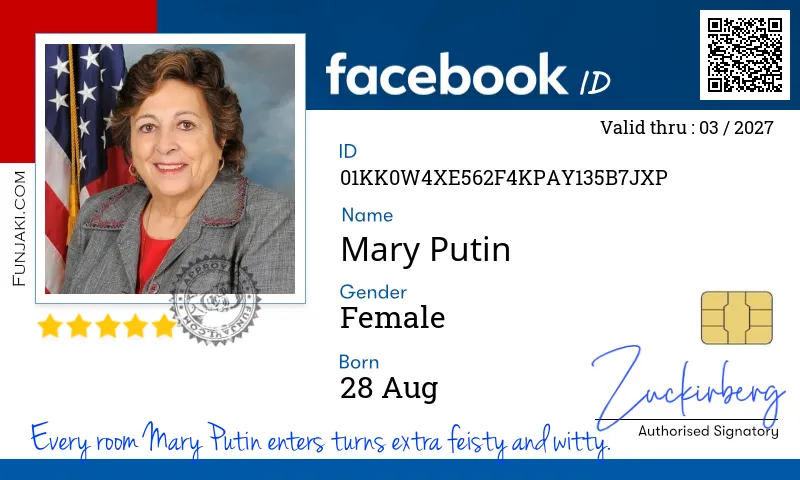 Facebook ID Card