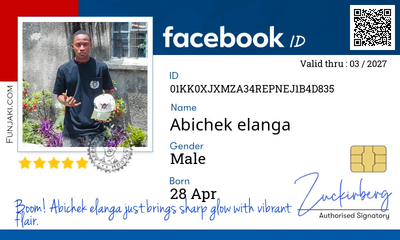 Facebook ID Card