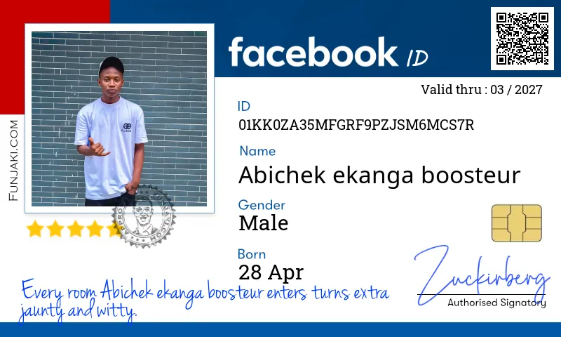 Facebook ID Card