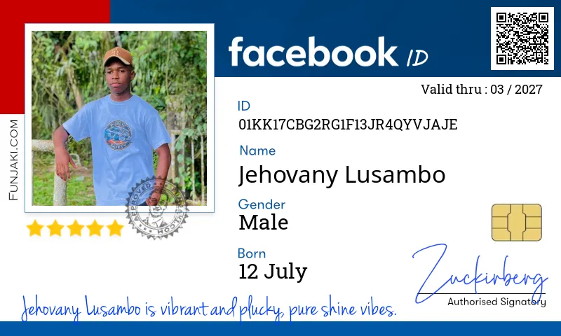 Facebook ID Card