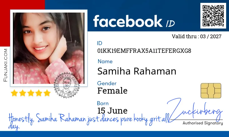 Facebook ID Card