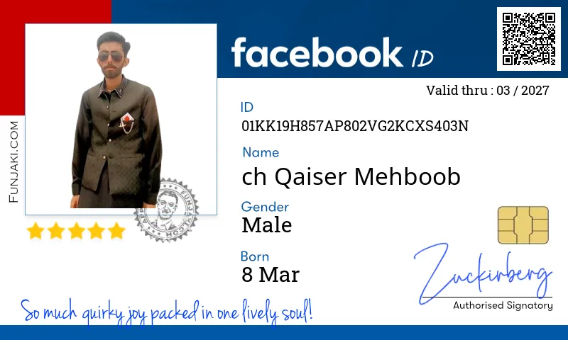 Facebook ID Card