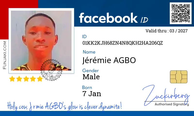 Facebook ID Card