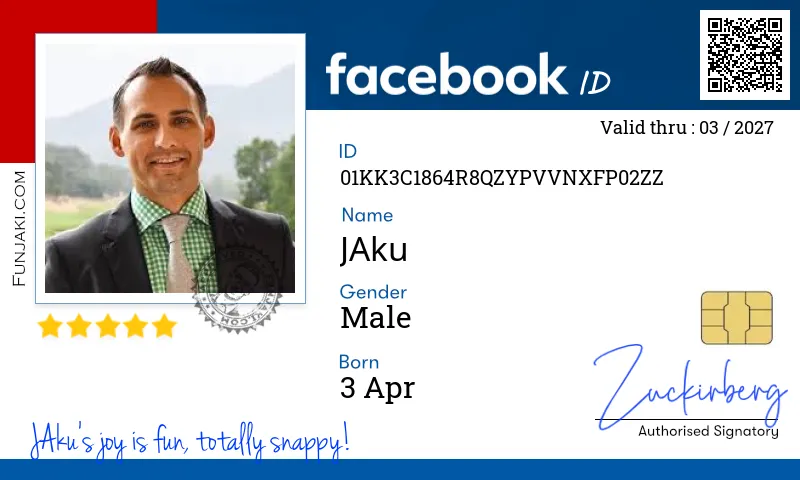 Facebook ID Card
