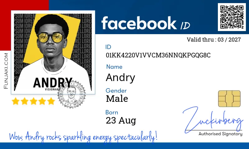 Facebook ID Card