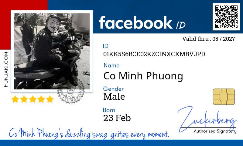 Facebook ID Card