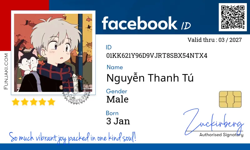 Facebook ID Card