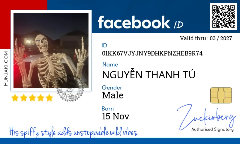 Facebook ID Card