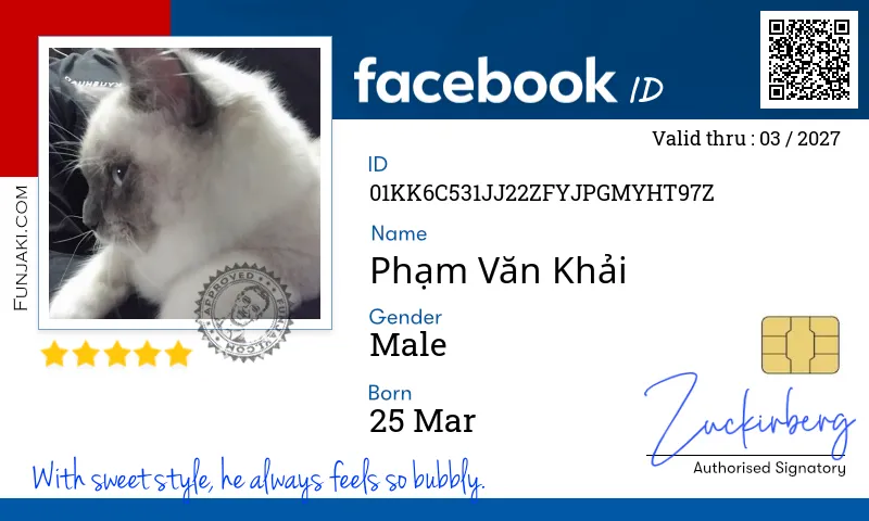 Facebook ID Card