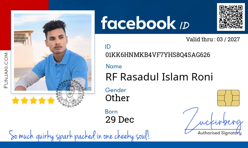 Facebook ID Card