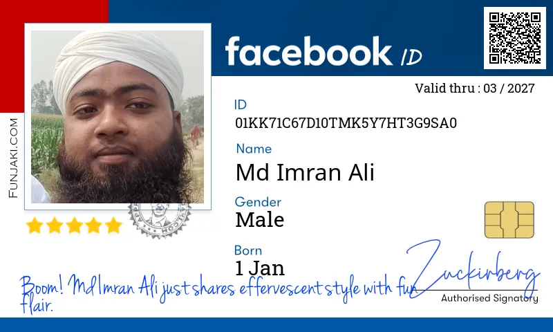 Facebook ID Card