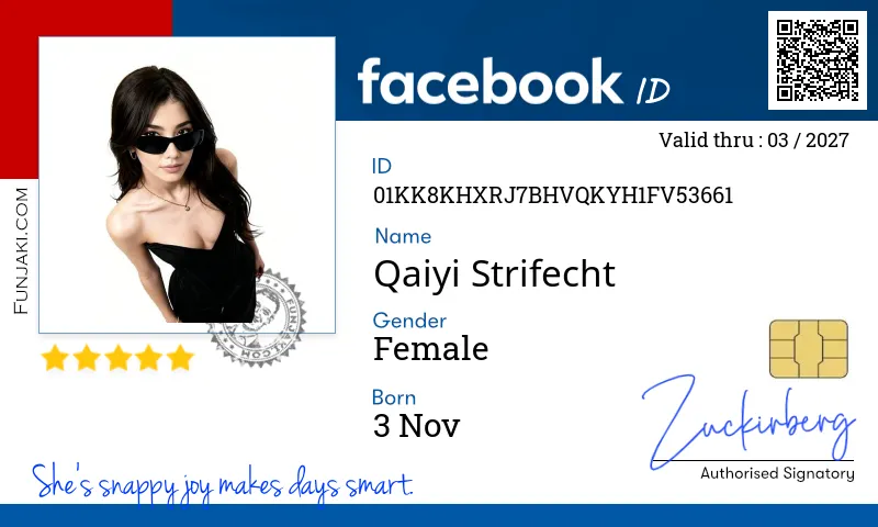 Facebook ID Card