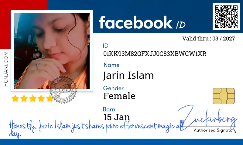 Facebook ID Card