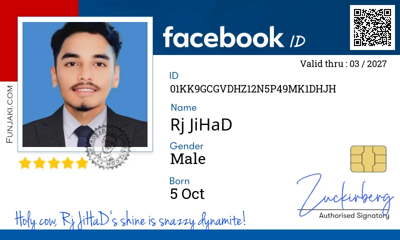Facebook ID Card