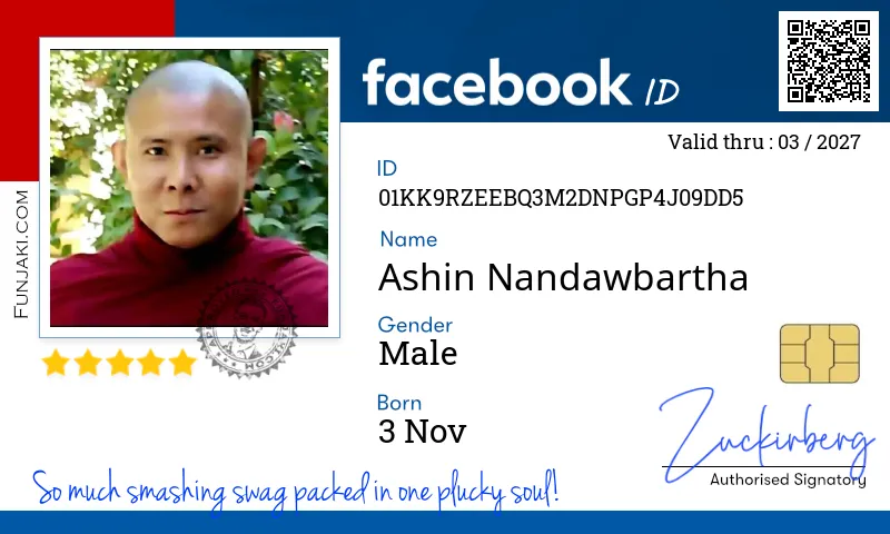 Facebook ID Card