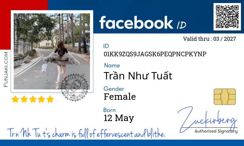 Facebook ID Card