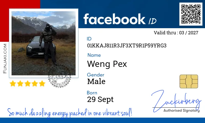 Facebook ID Card