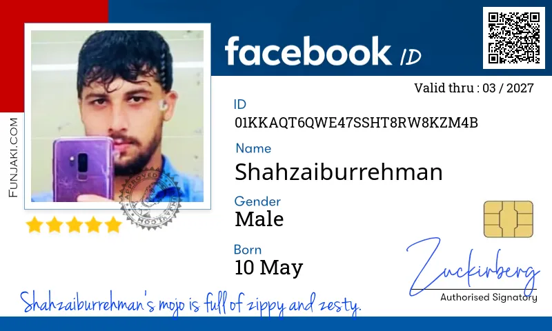Facebook ID Card