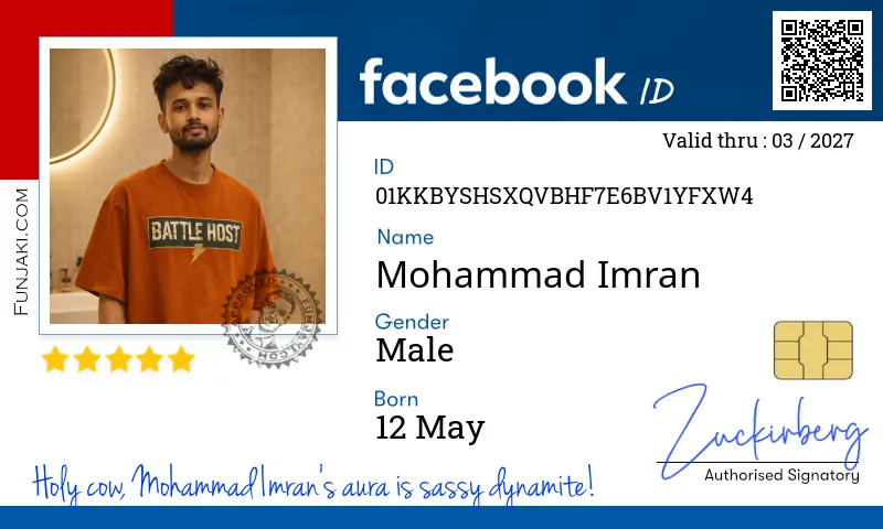 Facebook ID Card