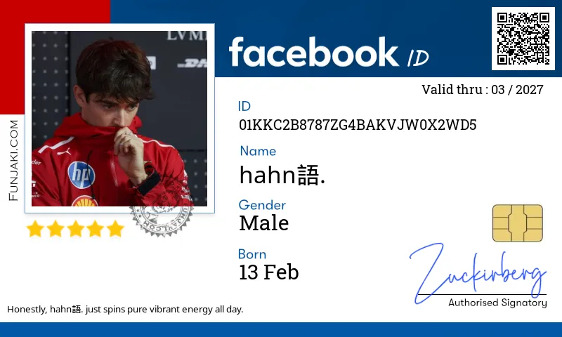 Facebook ID Card