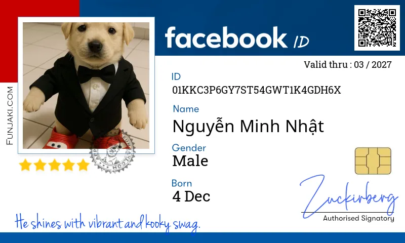 Facebook ID Card