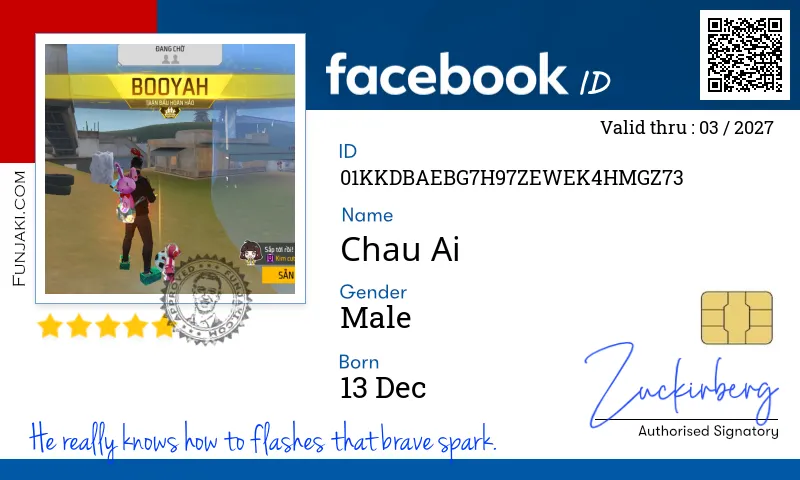 Facebook ID Card