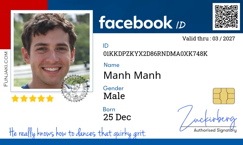 Facebook ID Card
