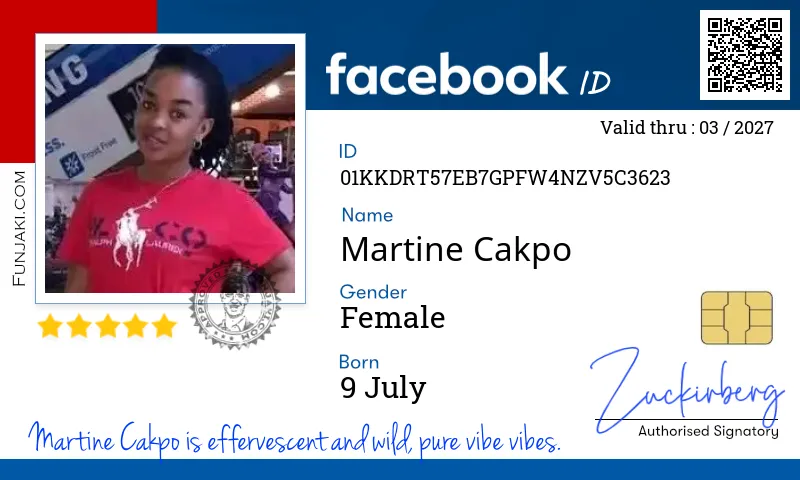 Facebook ID Card
