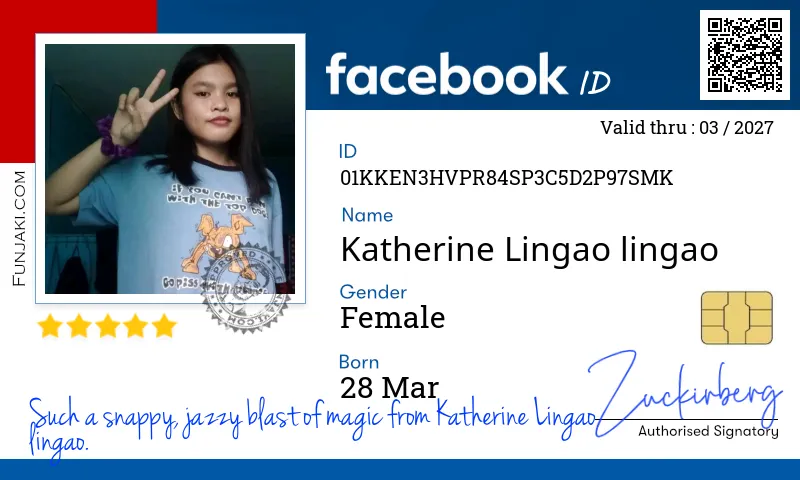 Facebook ID Card