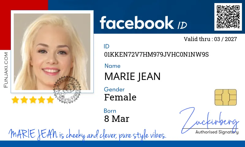 Facebook ID Card