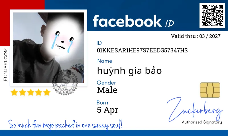 Facebook ID Card