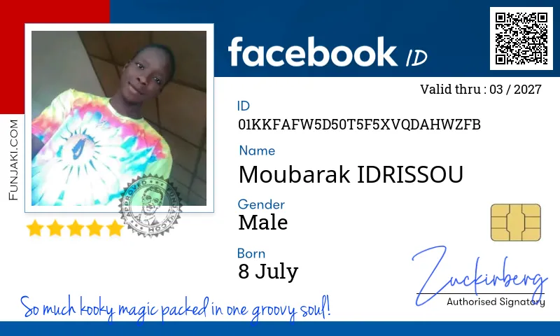 Facebook ID Card