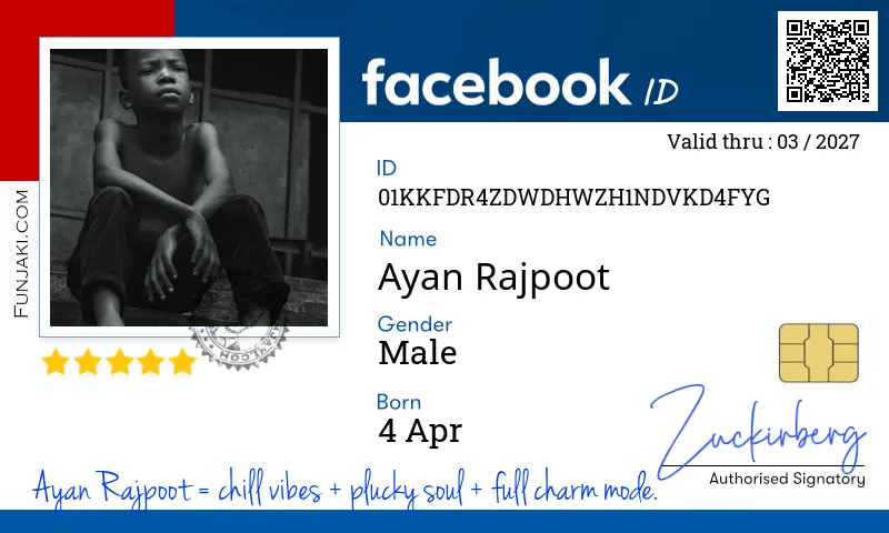 Facebook ID Card