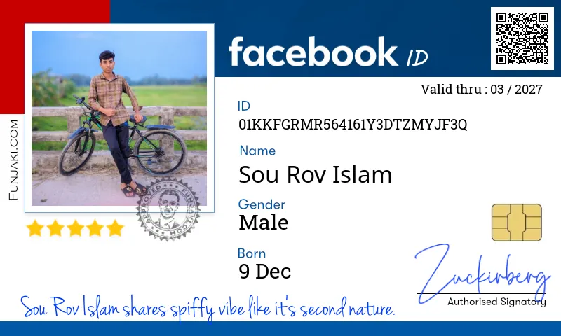 Facebook ID Card