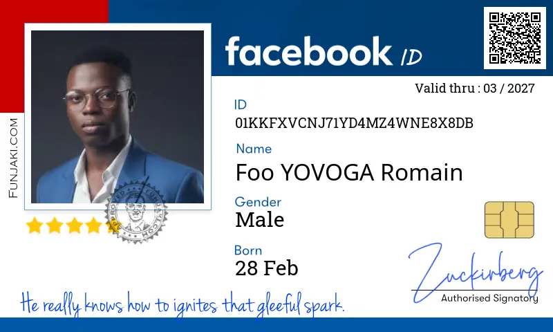 Facebook ID Card