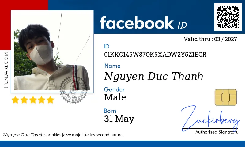 Facebook ID Card