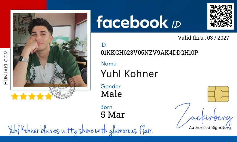 Facebook ID Card