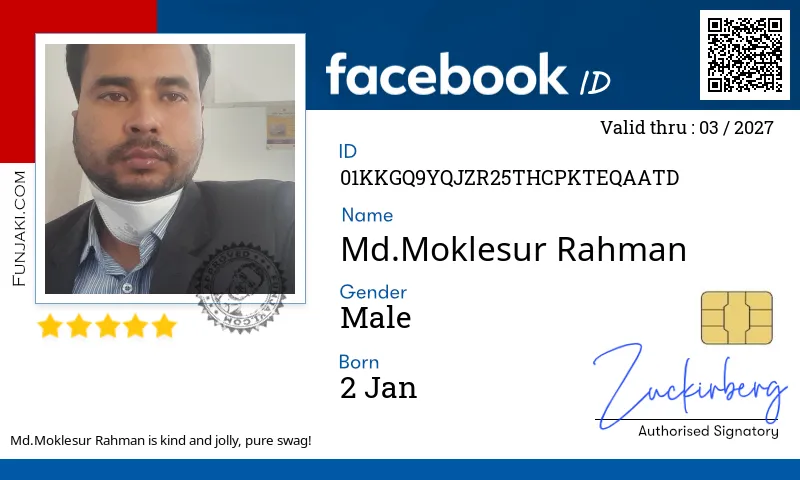 Facebook ID Card