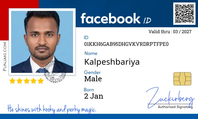 Facebook ID Card