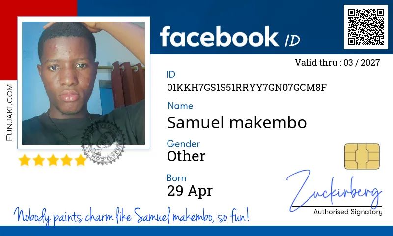Facebook ID Card