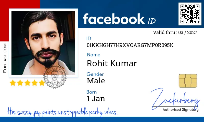 Facebook ID Card