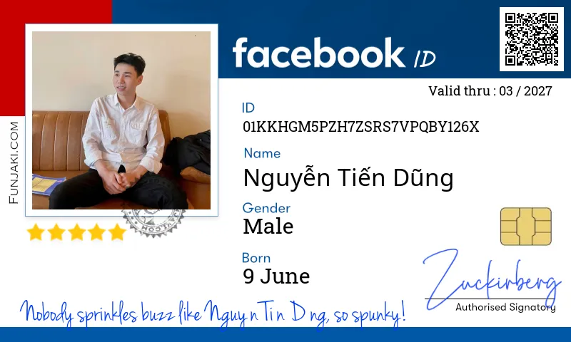 Facebook ID Card
